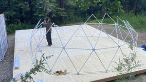 10 Steps to Build an Outdoor Geodesic Dome
