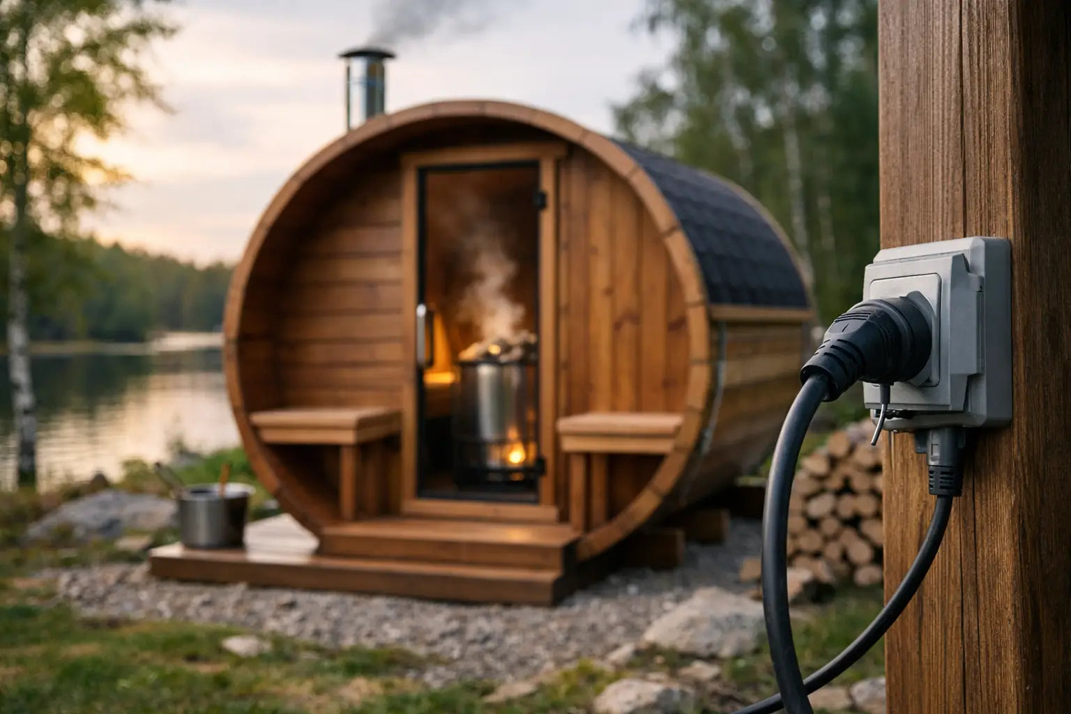 Do Outdoor Saunas Need Electricity? It Depends
