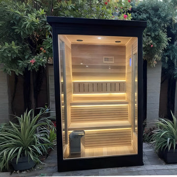 1-2 Person Outdoor Cedar Sauna